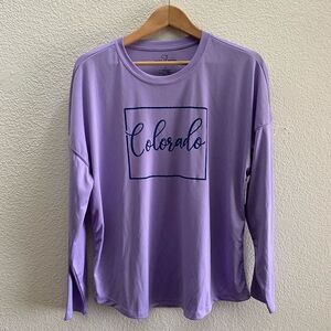 Colorado State Of Mine The Centennial State Long Sleeve Shirt Size Large